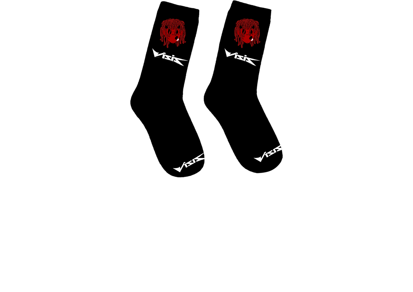 V logo socks (black)