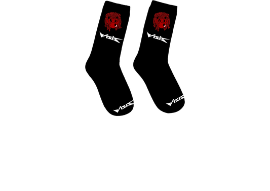 V logo socks (black)