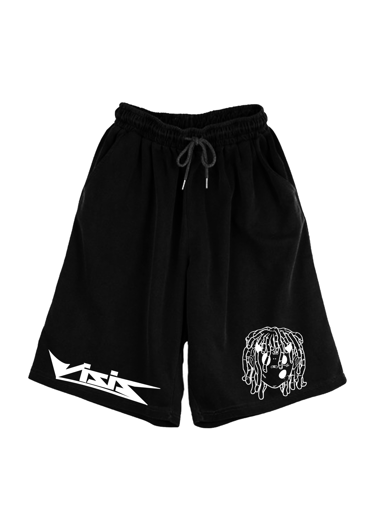 V head jorts (white)
