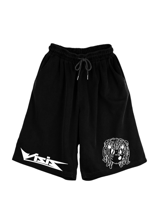 V head jorts (white)