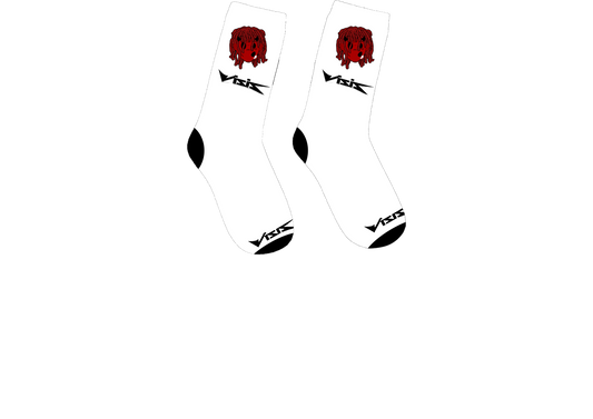 V logo socks (white)